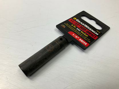 Gearwrench 84131 1/4'' Drive 6 Point Deep Impact SAE Socket 11/32''