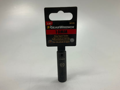 Gearwrench 84145 - 1/4'' Drive 6 Point Deep Impact Metric Socket 10mm