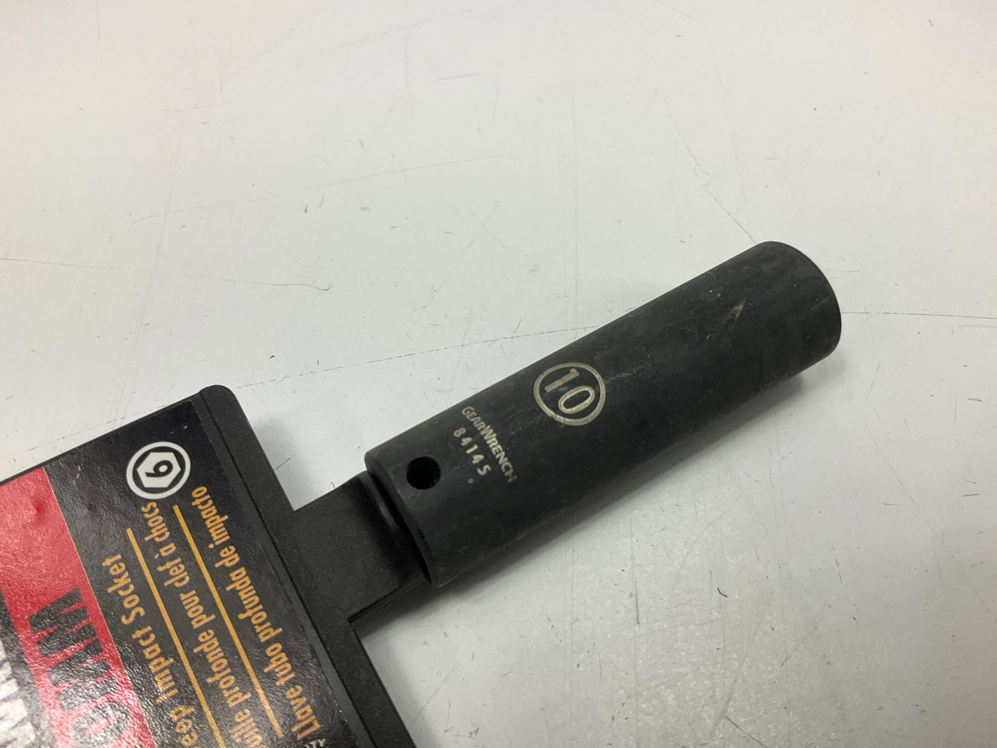 Gearwrench 84145 - 1/4'' Drive 6 Point Deep Impact Metric Socket 10mm