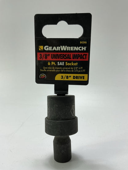 Gearwrench 84346 3/8'' 6-Point Universal Impact Socket