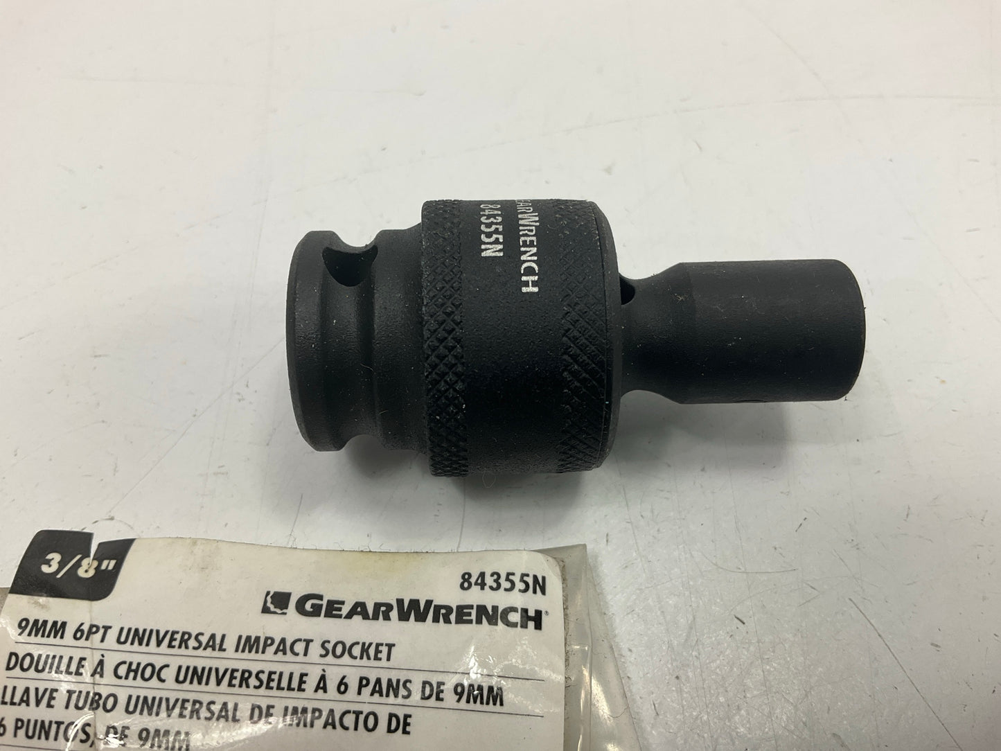 Gearwrench 84355N 9mm, 3/8'' Drive, 6 Point Universal Impact Socket