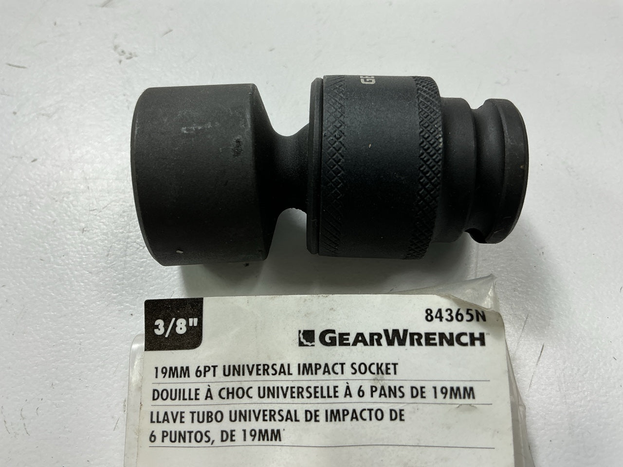 Gearwrench 84365N 19mm, 6 Point, Universal Impact Socket
