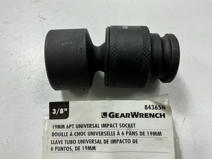 Gearwrench 84365N 19mm, 6 Point, Universal Impact Socket