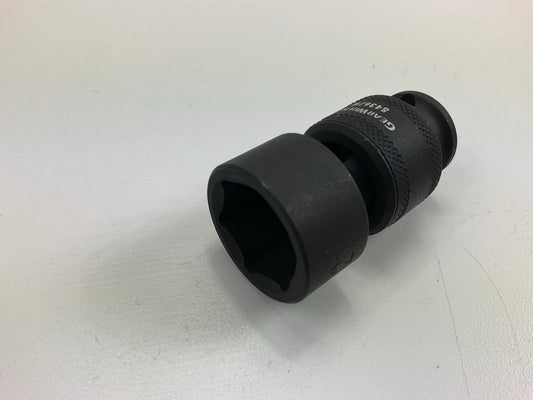 GearWrench 84367N 3/8'' Drive Universal Impact Metric Socket 21mm, Black Oxide