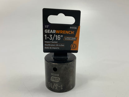 Gearwrench 84513N 1/2'' Drive 6 Point Standard Impact SAE Socket 1-3/16''