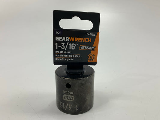 Gearwrench 84513N 1/2'' Drive 6 Point Standard Impact SAE Socket 1-3/16''
