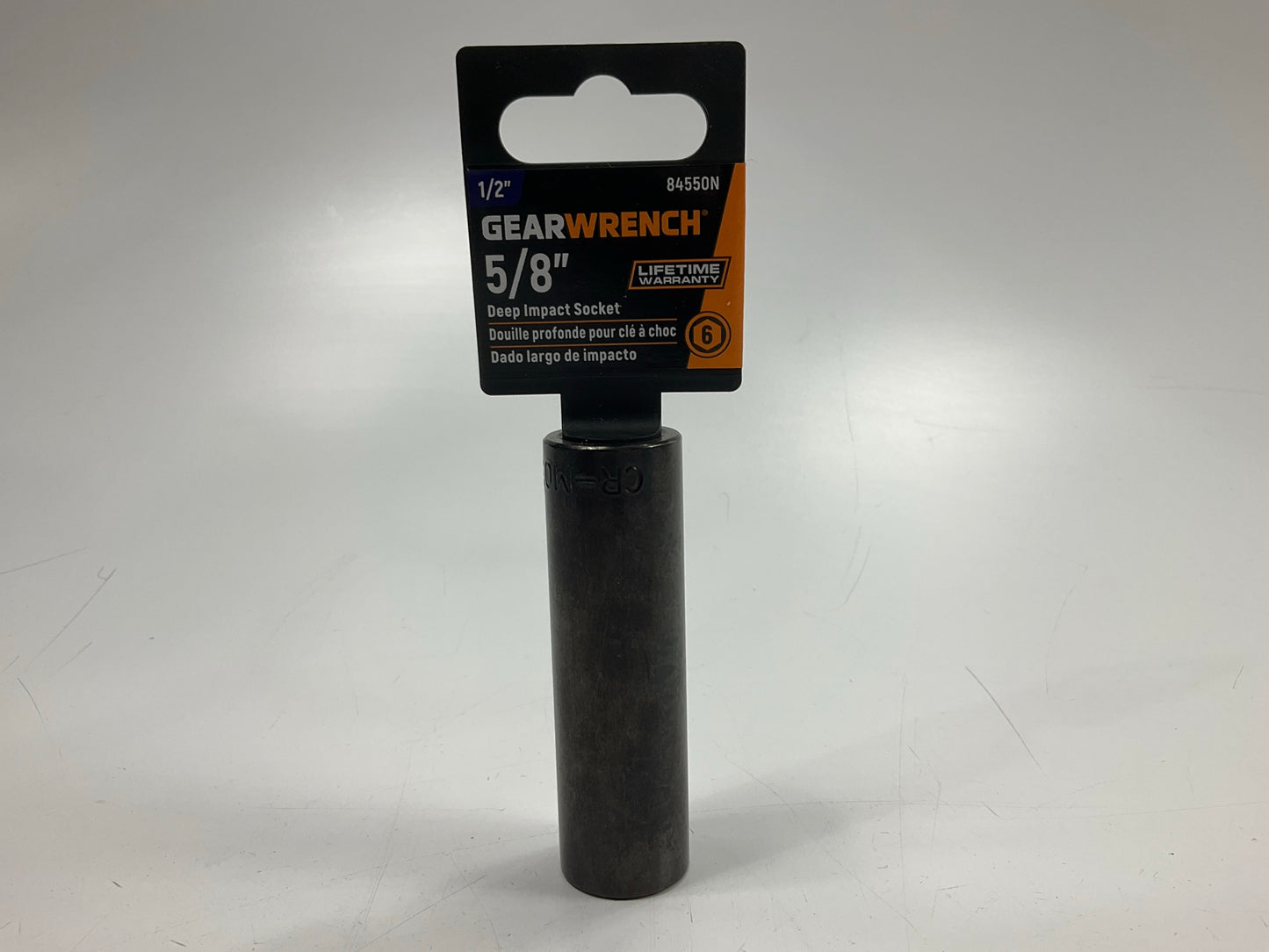 Gearwrench 84550N 1/2'' Drive 6 Point Deep Impact SAE Socket 5/8''