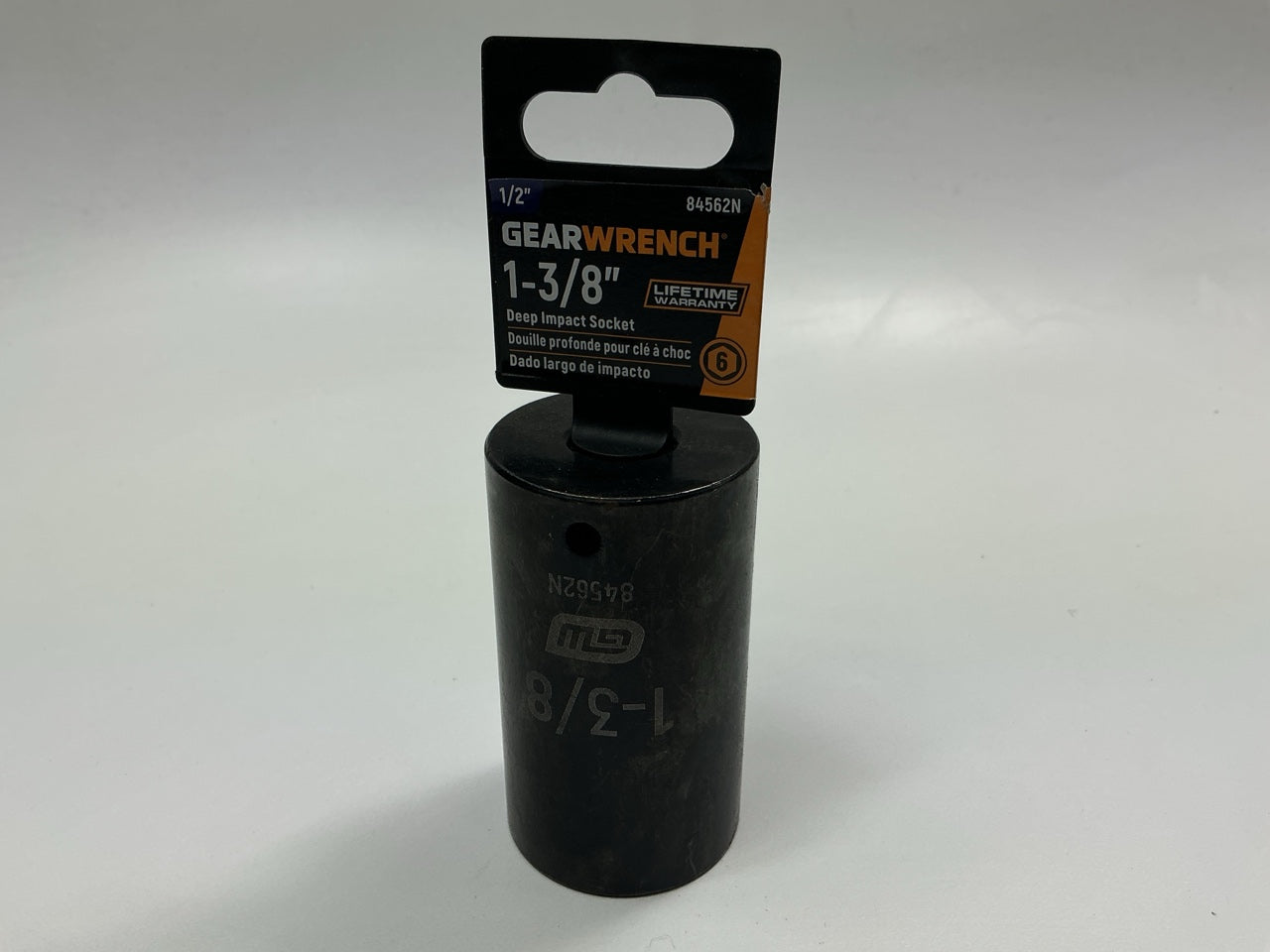 Gearwrench 84562N 1/2'' Drive 6 Point Deep Impact SAE Socket 1-3/8''