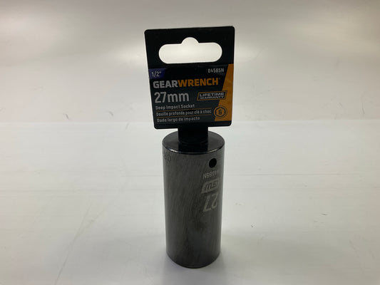 GEARWRENCH 84585N 1/2'' Drive Deep Impact Metric Socket 27mm, 6 Point