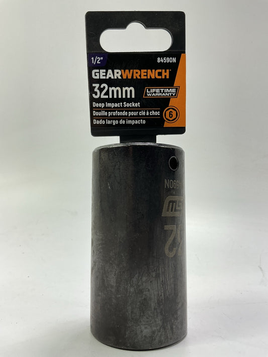 Gearwrench 84590N - 32mm - 1/2'' Drive 6 Point Deep Impact Socket