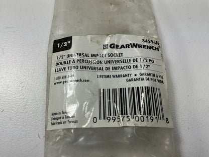 Gearwrench 84596N 1/2'' Drive 6 Point Standard Universal Impact SAE Socket