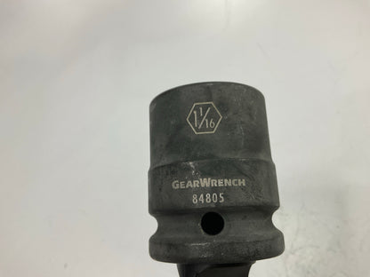 Gearwrench 84805 3/4'' Drive 6 Point Standard Impact SAE Socket 1-1/16''