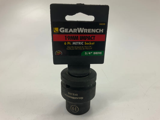 GearWrench 84830D 19mm - 3/4-Inch Drive 6 Point Standard Impact Socket