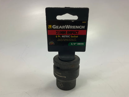 Gearwrench 84832 3/4'' Drive 6 Point Standard Impact Metric Socket 21mm