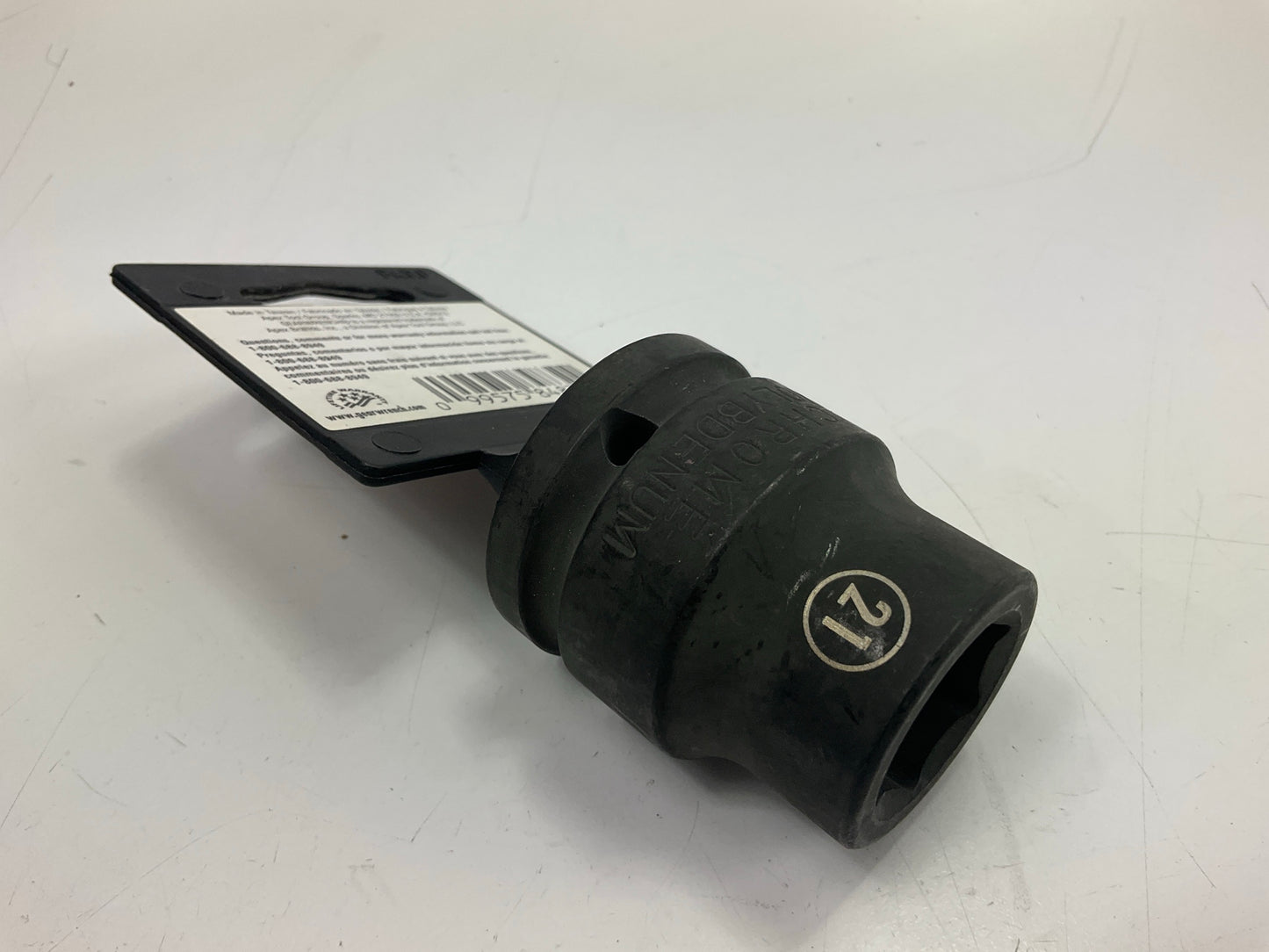 Gearwrench 84832 3/4'' Drive 6 Point Standard Impact Metric Socket 21mm