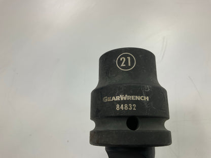 Gearwrench 84832 3/4'' Drive 6 Point Standard Impact Metric Socket 21mm