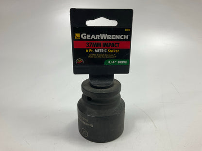 Gearwrench 84848 3/4'' Drive 6 Point Standard Impact Metric Socket 37mm