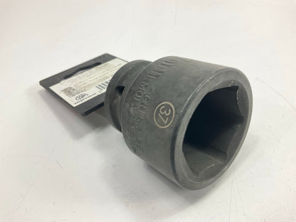 Gearwrench 84848 3/4'' Drive 6 Point Standard Impact Metric Socket 37mm