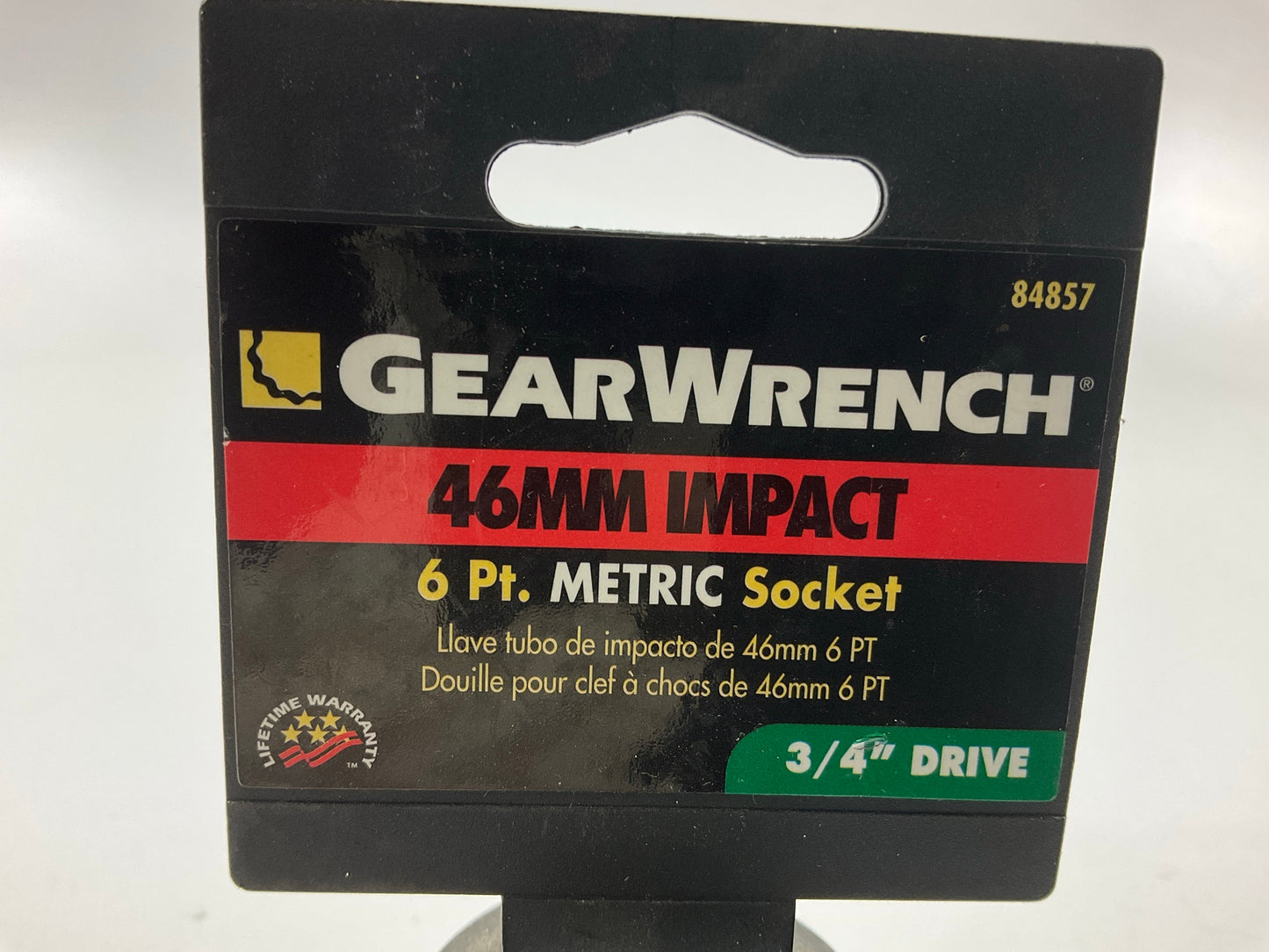 Gearwrench 84857 46mm Impact  , 3/4'' Drive , 6 Point Metric Socket