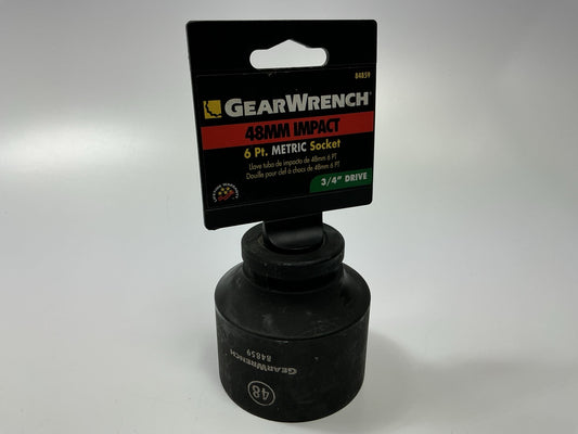 GearWrench 84859 3/4'' Drive 48mm Impact Socket, 6 Point