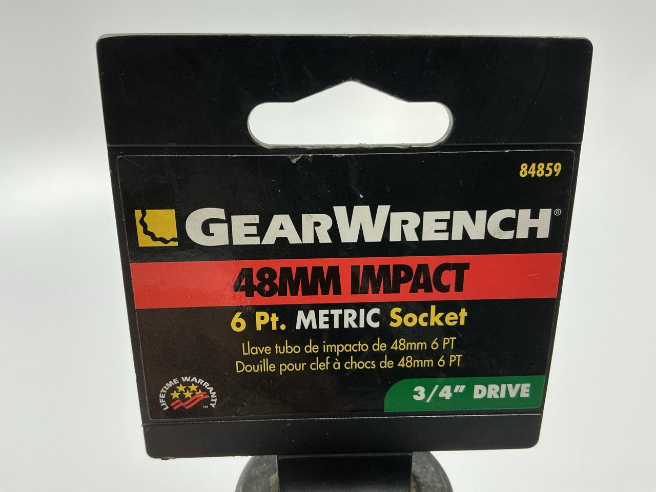 GearWrench 84859 3/4'' Drive 48mm Impact Socket, 6 Point
