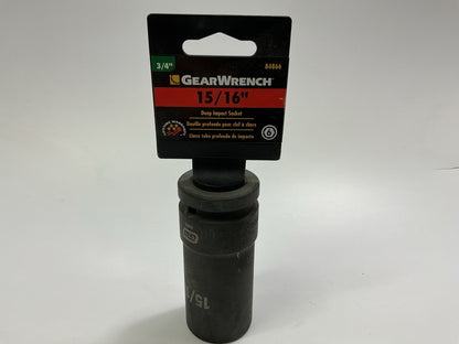 Gearwrench 84866 - 3/4'' Drive 6 Point Deep Impact SAE Socket 15/16''