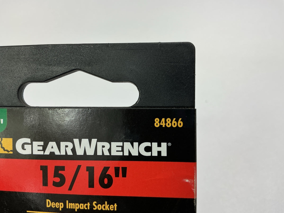 Gearwrench 84866 - 3/4'' Drive 6 Point Deep Impact SAE Socket 15/16''