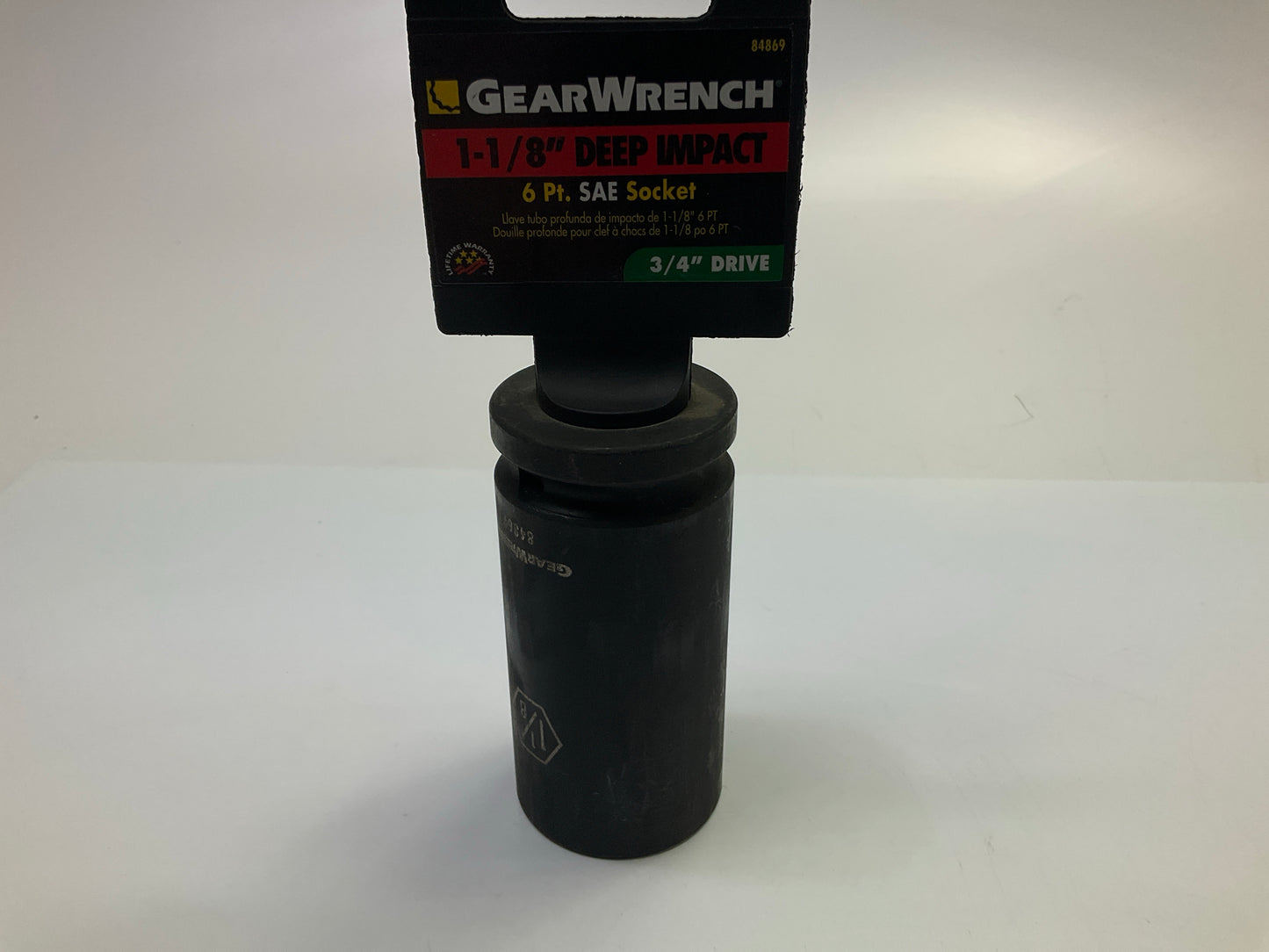 GearWrench 84869 3/4'' Drive 1-1/8'' Impact Deep Well Socket