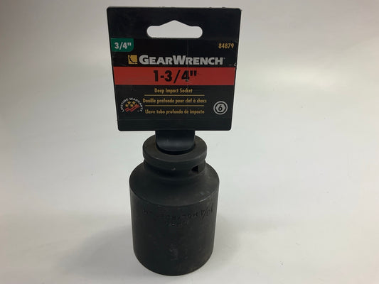 Gearwrench 84879 3/4 Drive 1-3/4 Deep Impact Socket, 6 Point