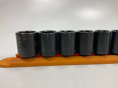 Gearwrench 84911N 12 Piece 3/8'' Drive 6 Point Standard Impact Metric Socket Set