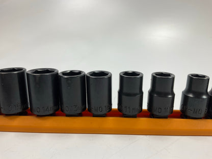 Gearwrench 84911N 12 Piece 3/8'' Drive 6 Point Standard Impact Metric Socket Set