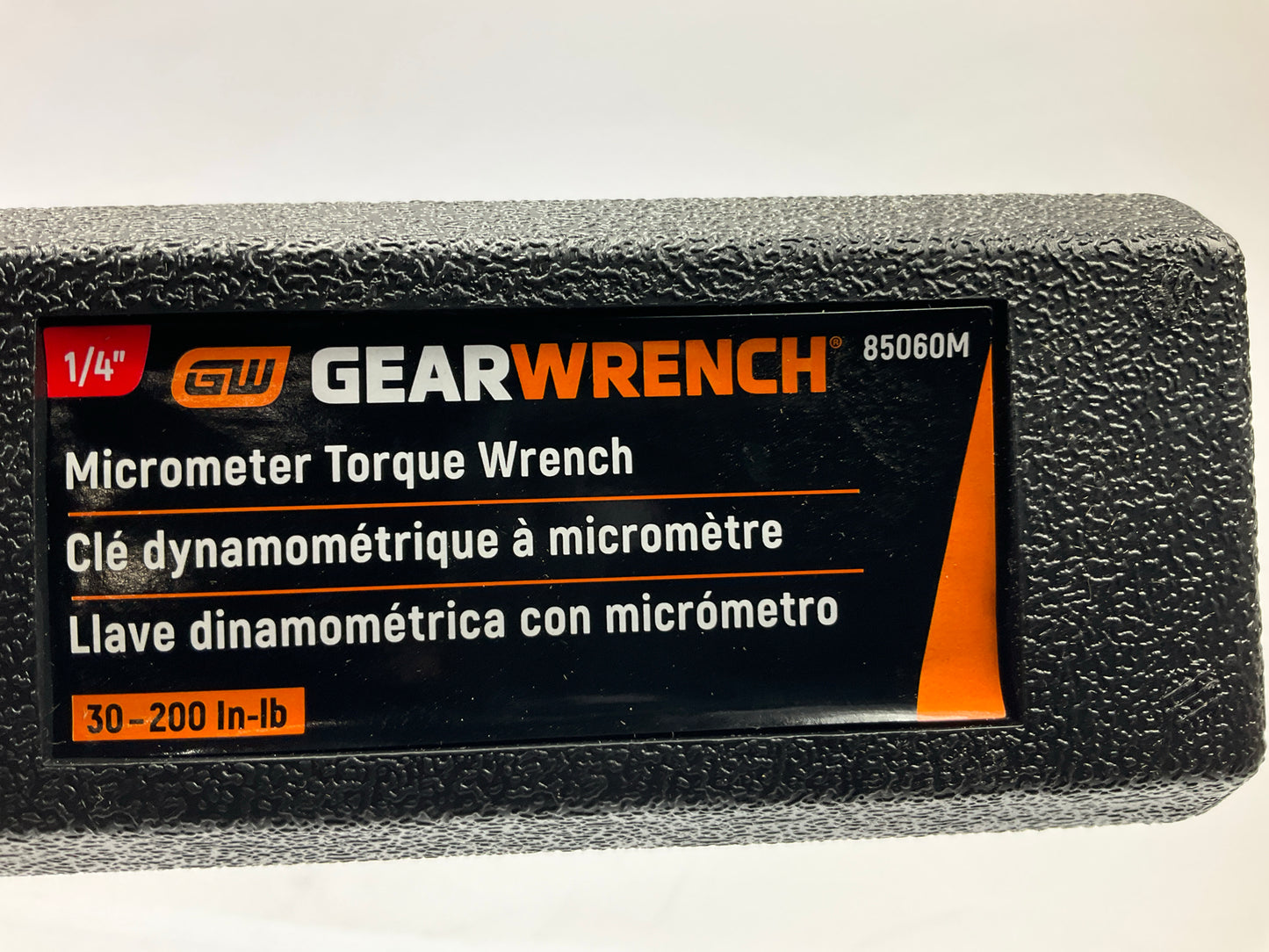 GearWrench 85060M 1/4 Inch Drive Micrometer Torque Wrench 30-200 In-lb