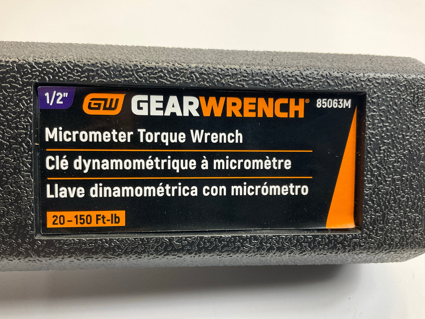 Gearwrench 85063M 1/2'' Drive Micrometer Torque Wrench 20-150 Ft/lbs.
