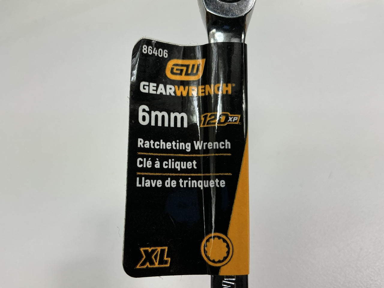 Gearwrench 86406 6mm 120XP Universal Spline XL Ratcheting Combination Wrench