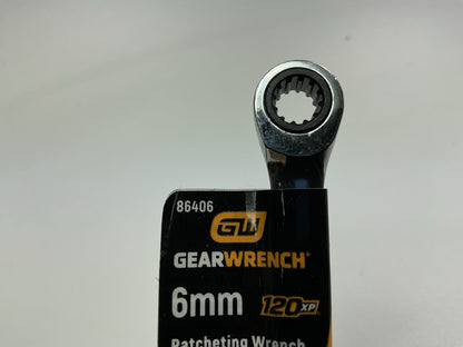 Gearwrench 86406 6mm 120XP Universal Spline XL Ratcheting Combination Wrench