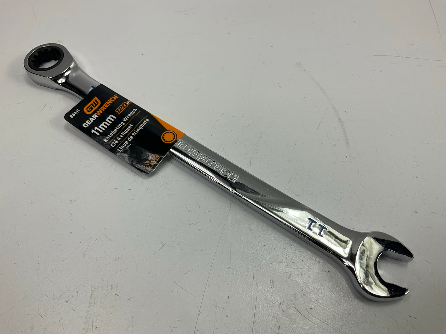 Gearwrench 86411 11mm 120XP Universal Spline XL Ratcheting Combination Wrench