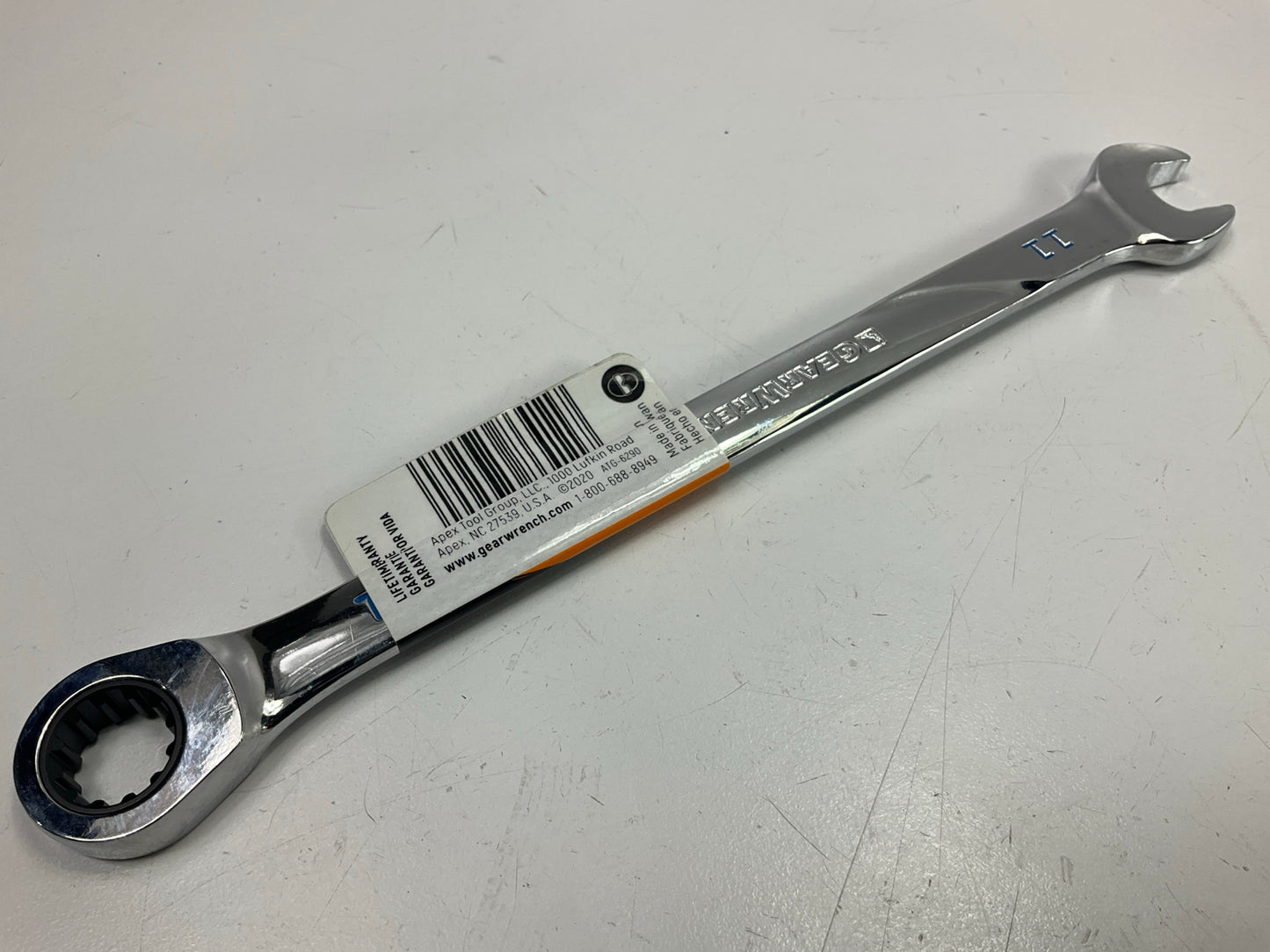 Gearwrench 86411 11mm 120XP Universal Spline XL Ratcheting Combination Wrench