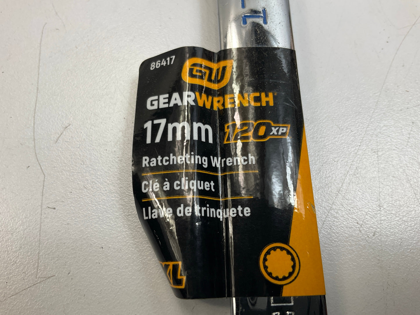 Gearwrench 86417 17mm 120XP XL Combination Ratcheting Wrench