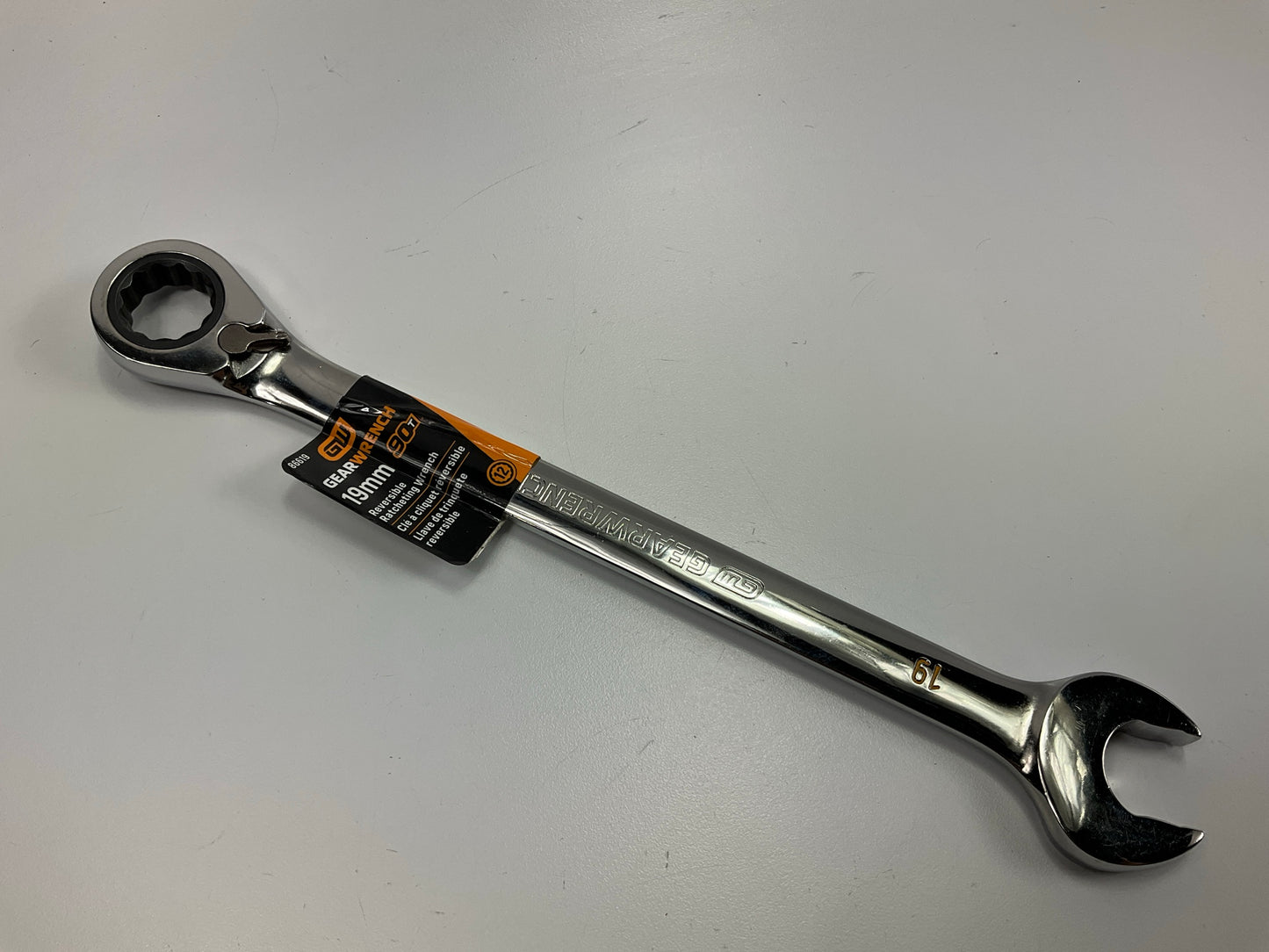 Gearwrench 86619  19mm 90-Tooth 12 Point Reversible Ratcheting Wrench