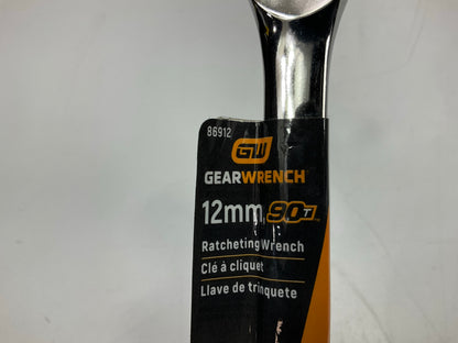 Gearwrench 86912 12mm 90-Tooth 12 Point Ratcheting Combination Wrench
