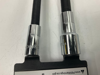 Gearwrench 87912 2 Piece 1/4'' & 3/8'' Drive Flex Extension Set 6'' & 8''