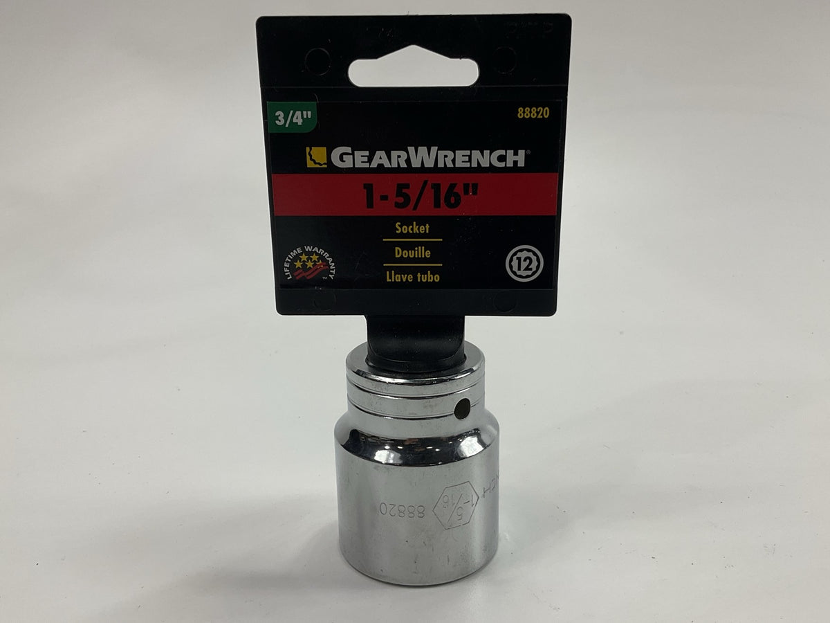Gearwrench 88820 3/4'' Drive 1-5/16'', 12 Point Socket