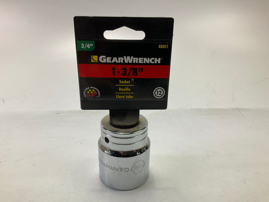 GearWrench 88821 3/4'' Drive 1-3/8'' Socket 12 Point