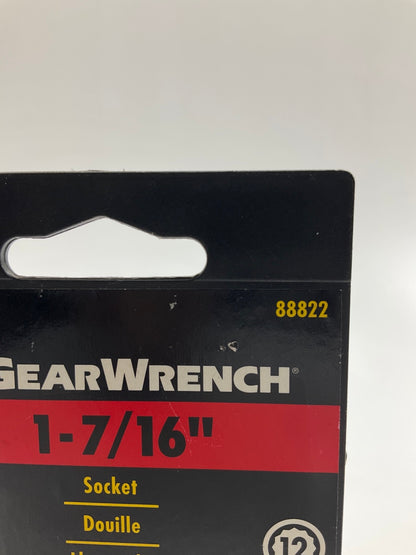 GearWrench 88822 3/4'' Drive 1-7/16'' Socket, 12 Point