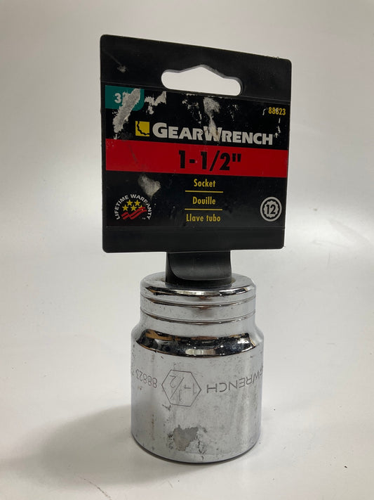 GearWrench 88823 1-1/2'' Socket, 3/4'' Drive