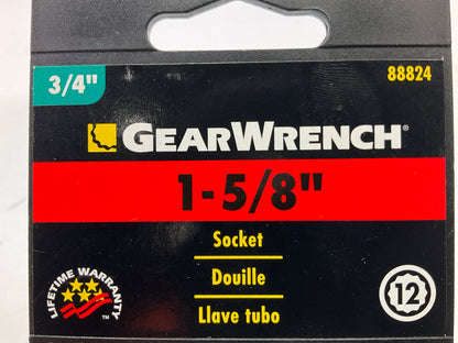 GearWrench 88824 1-5/8'' Socket - 3/4'' Drive