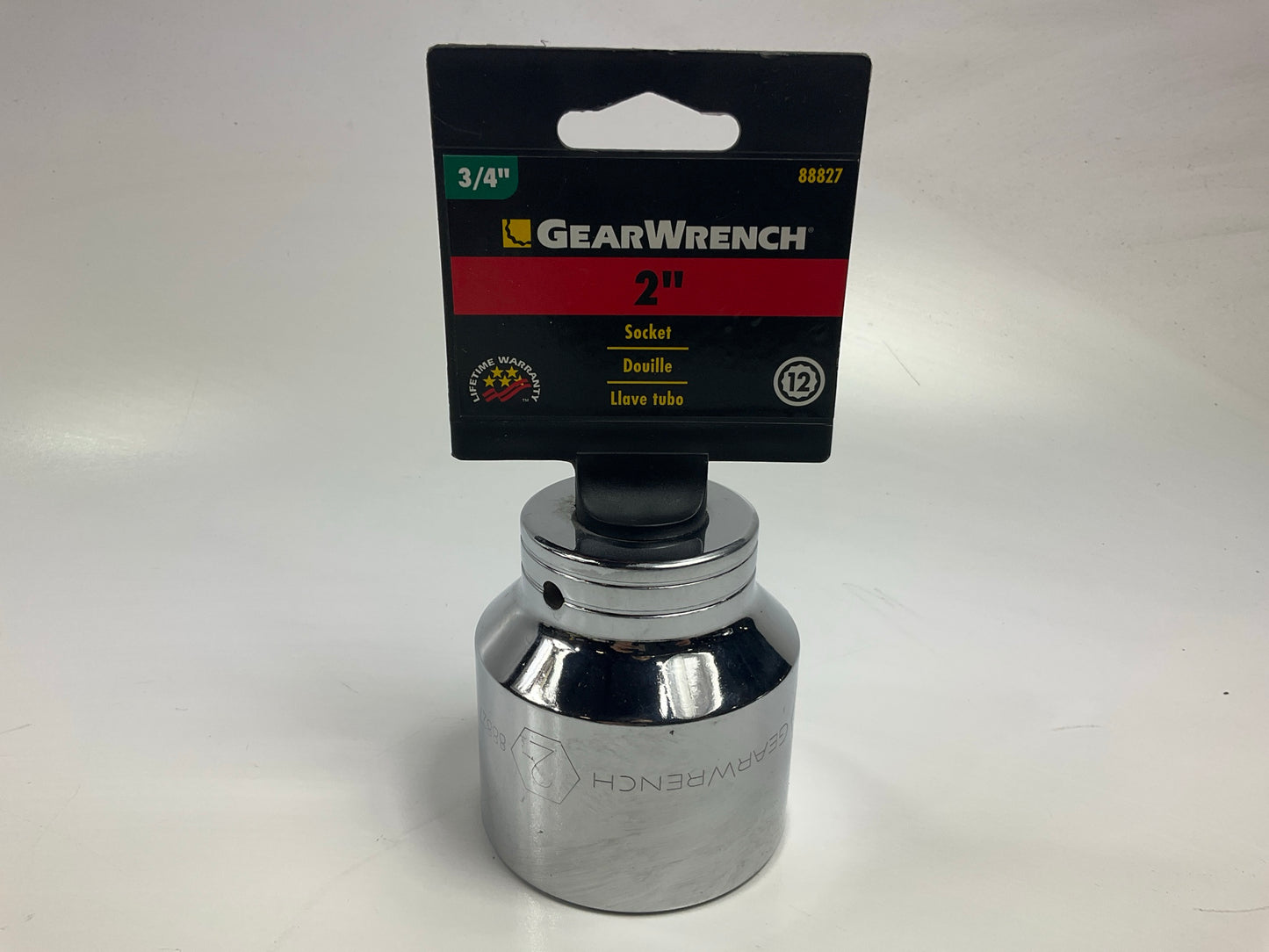 GearWrench 88827 3/4'' Drive 2'' Socket, 12-Point