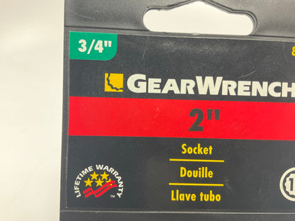 GearWrench 88827 3/4'' Drive 2'' Socket, 12-Point