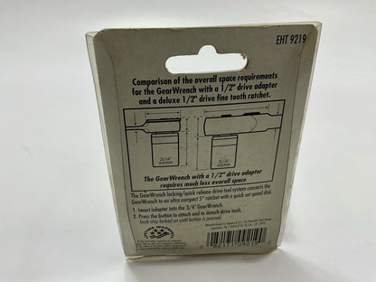 Gearwrench 9219 3/4'' Ratchet Wrench Drive Socket Adapter Hex To 1/2''