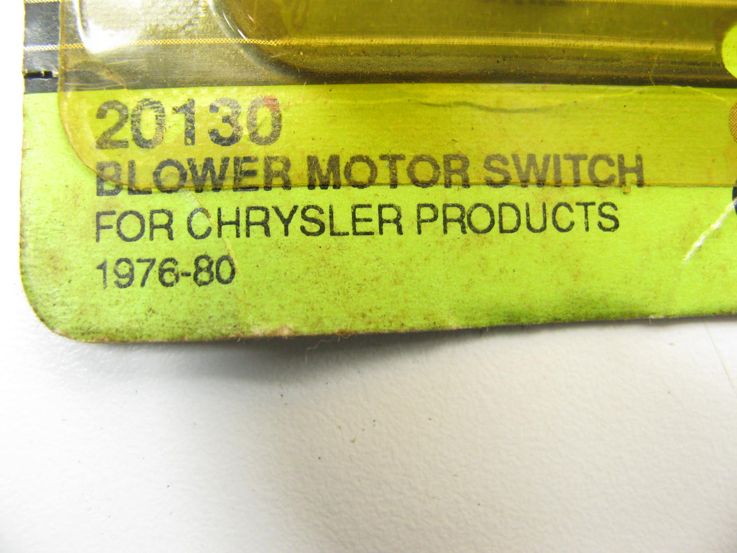 General 20130 HVAC Blower Motor Switch For 1976-1980 Chrysler